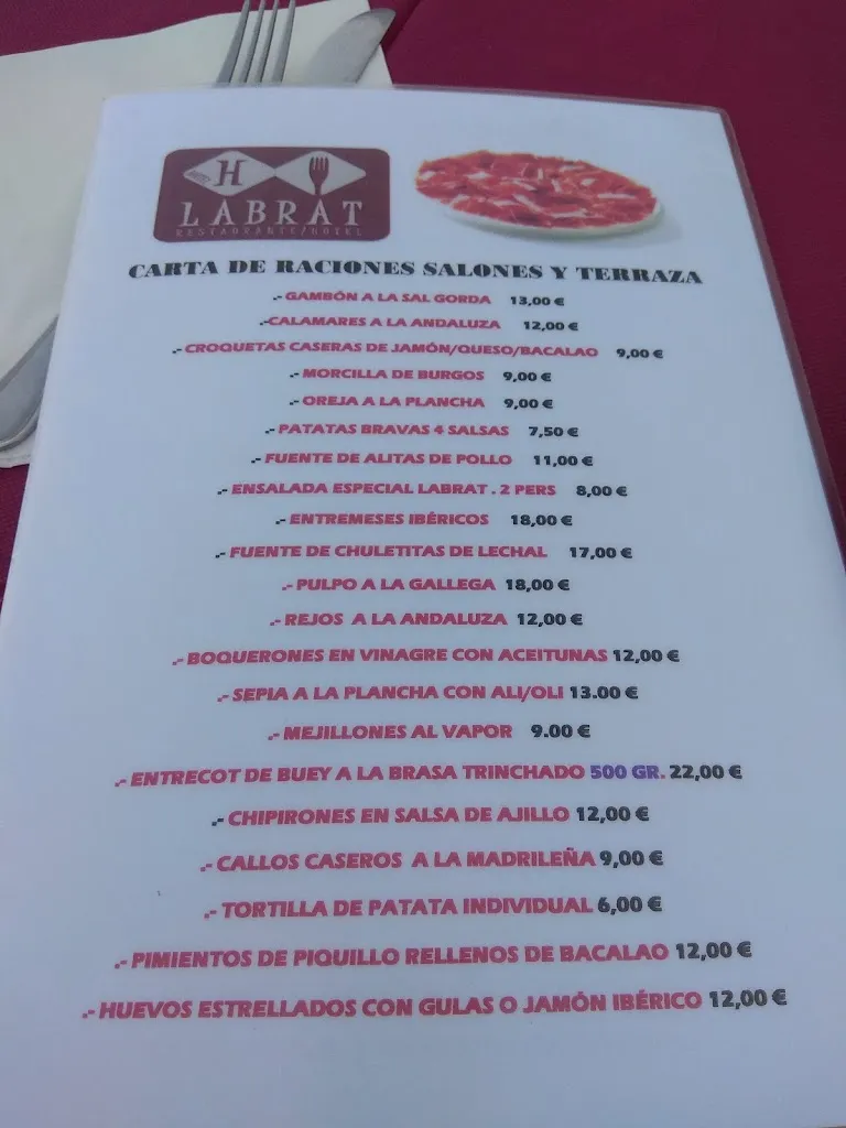 Menu_Restaurante Labrat_Serranillos del Valle_image_1