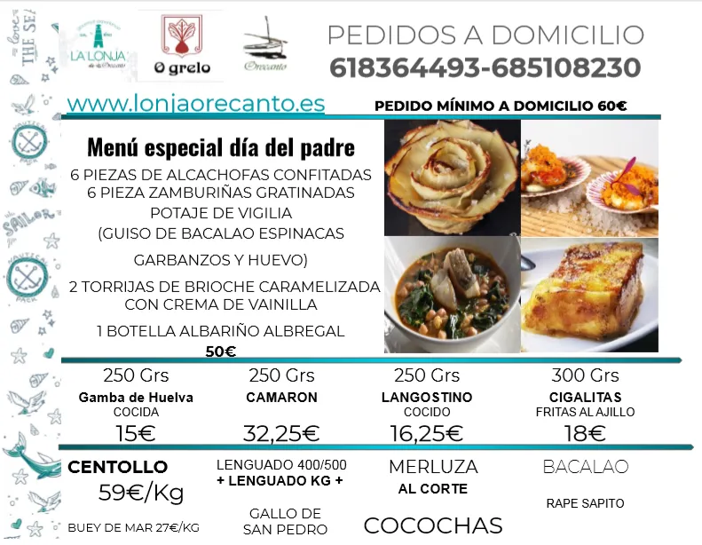 Menu_Restaurante Gallego Orecanto_San Sebastián de los Reyes_immagine_3