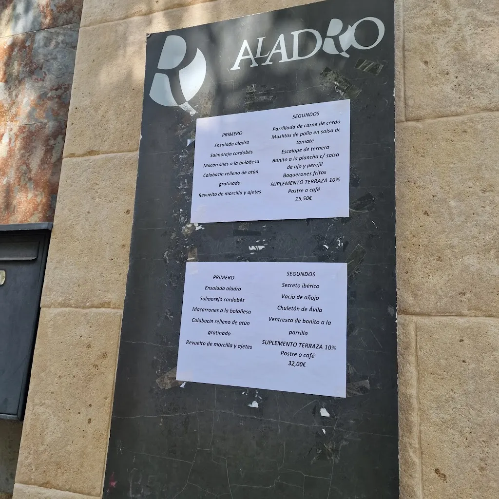 Menu_Restaurante Aladro_San Sebastián de los Reyes_image_1