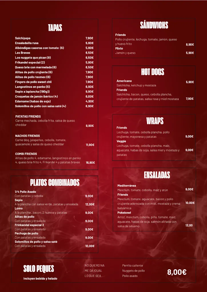 Menu_Friends | Bar y Almuerzos Ondara_Ondara_image_2
