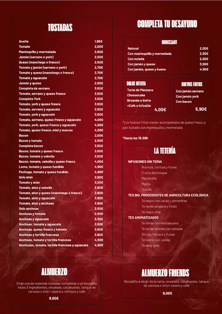 Menu_Friends | Bar y Almuerzos Ondara_Ondara_image_3
