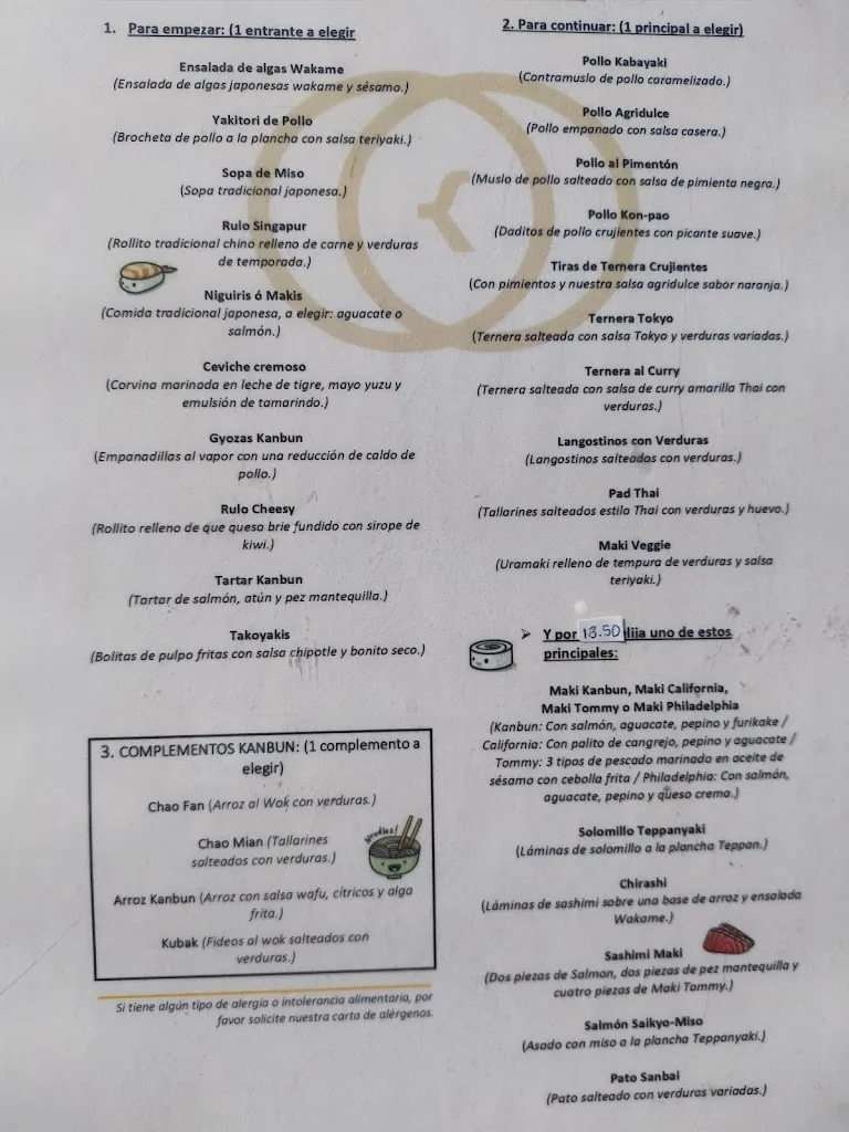 Menu_Kanbun S.S de los Reyes_San Sebastián de los Reyes_image_1