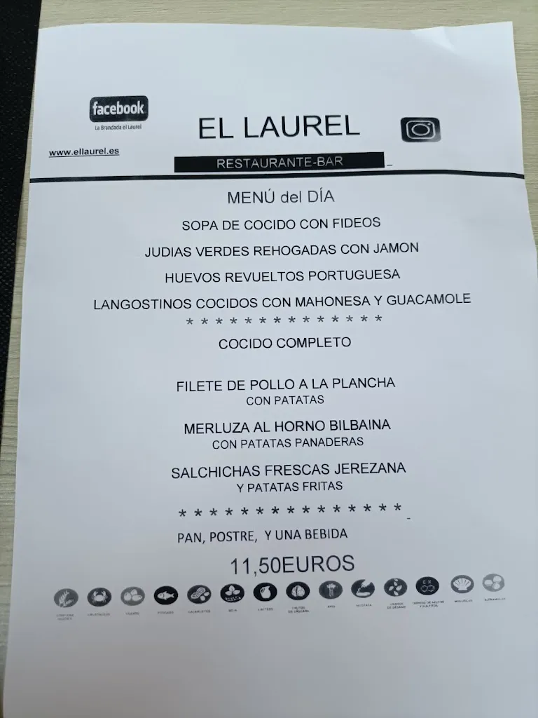 Menu_Restaurante La Brandada El Laurel_San Sebastián de los Reyes_image_2