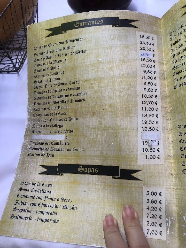 Menu_Mesón Del Puerto_San Martín de Valdeiglesias_image_2