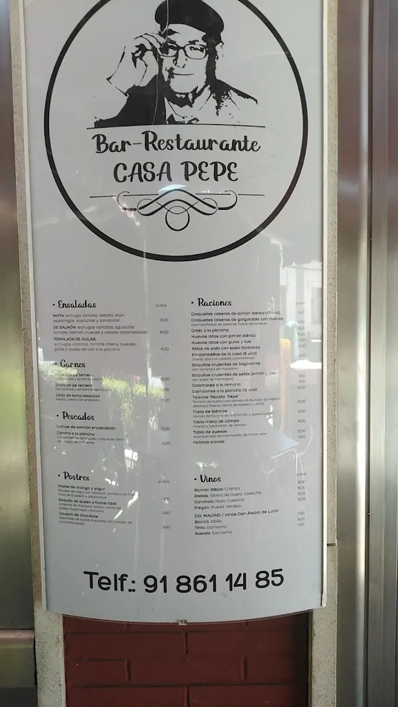 Menu_Bar restaurante Casa Pepe_San Martín de Valdeiglesias_image_4