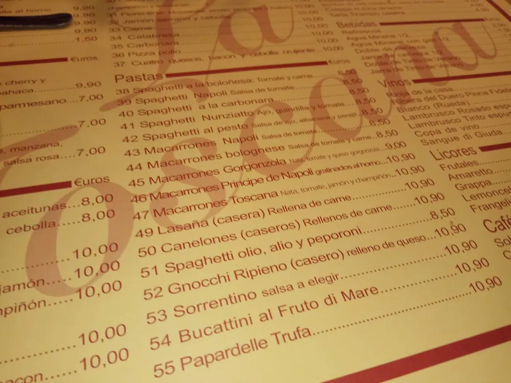 Menu_Restaurante La Toscana Pasta & Pizza S.L_San Martín de Valdeiglesias_image_3