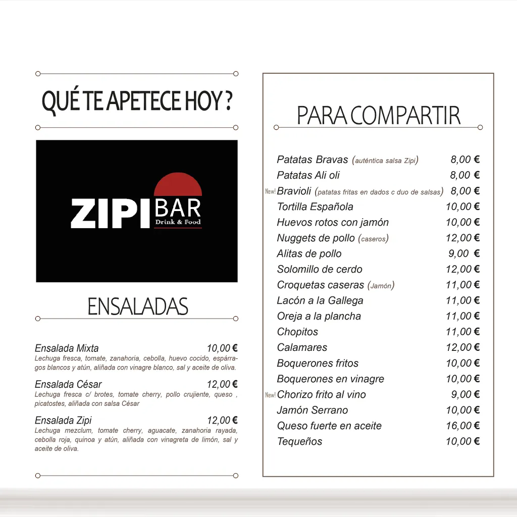 Menu_ZIPI BAR_San Martín de Valdeiglesias_image_1