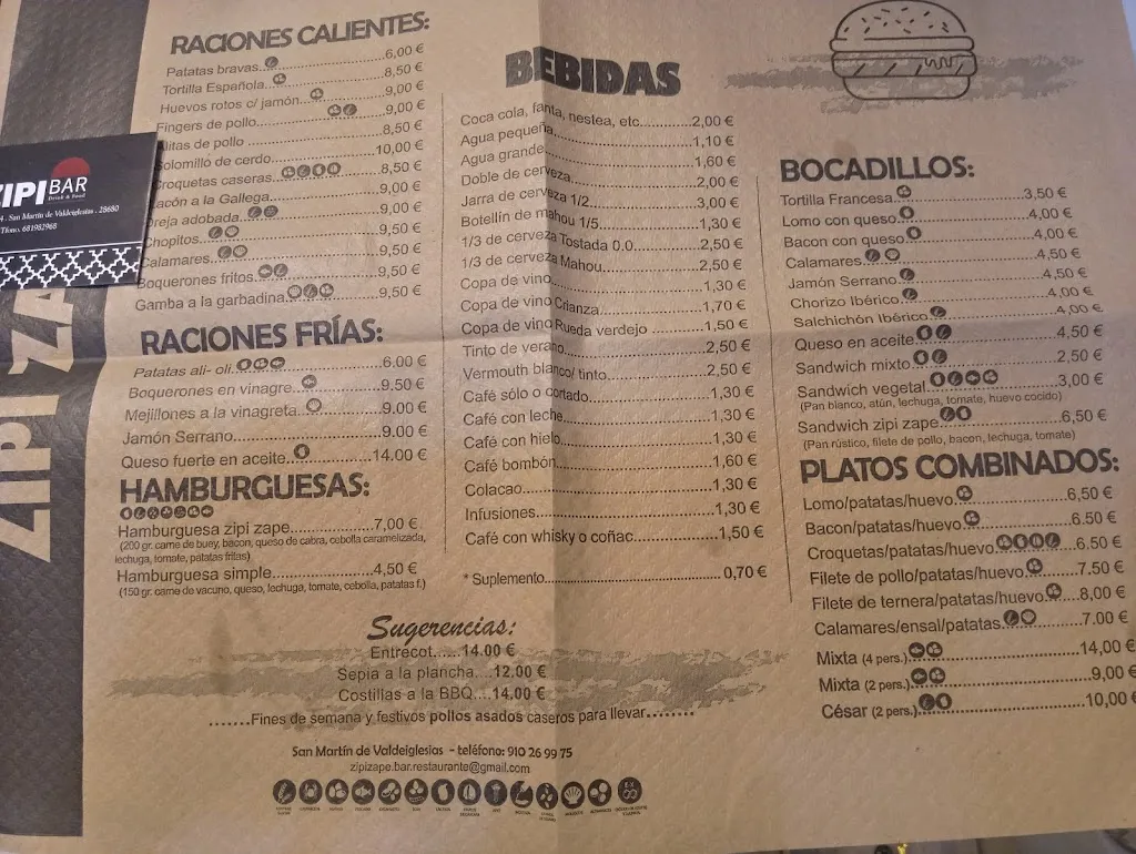 Menu_ZIPI BAR_San Martín de Valdeiglesias_image_4