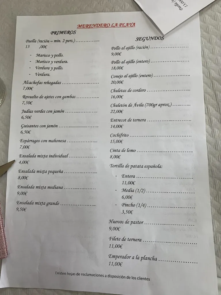 Menu_Meson La Playa Pantano San Juan_San Martín de Valdeiglesias_image_4