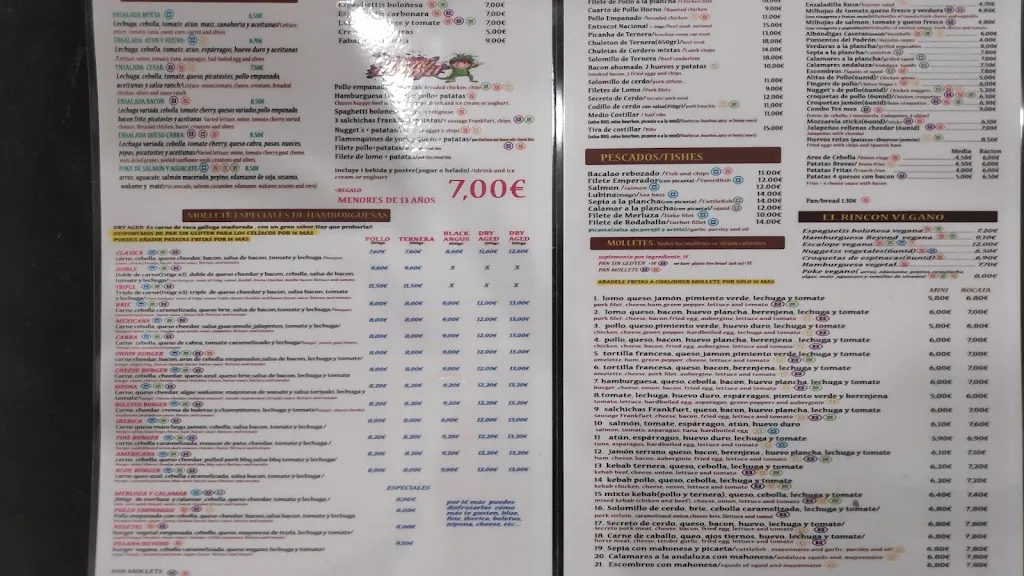 Menü_Cervecería el Mollete_Ondara_Bild_3