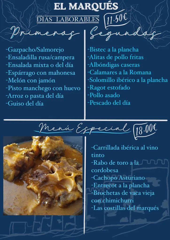 Menu_El Marqués_Soto del Real_image_1