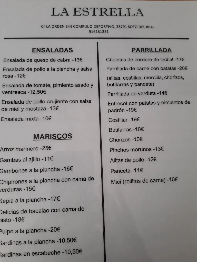 Menu_La Estrella_Soto del Real_image_4