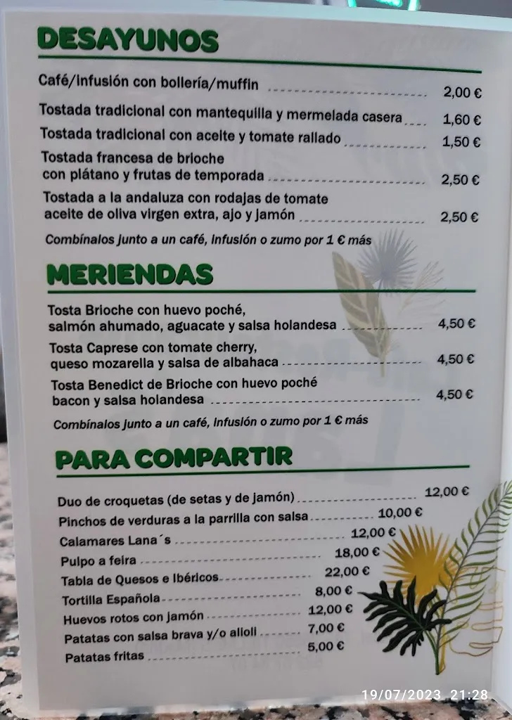 Menu_Cafe Restaurante Lana's_Tielmes_image_2