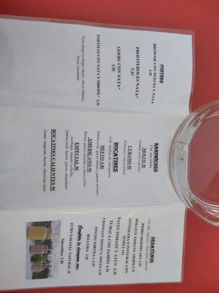 Menu_Bar la piscina_Tielmes_image_2