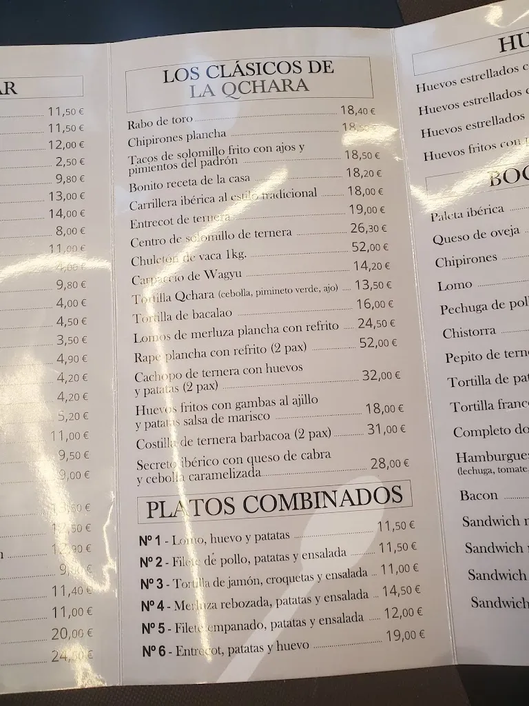 Menu_La Qchara De Pachi_Tetuán de las Victorias_image_1