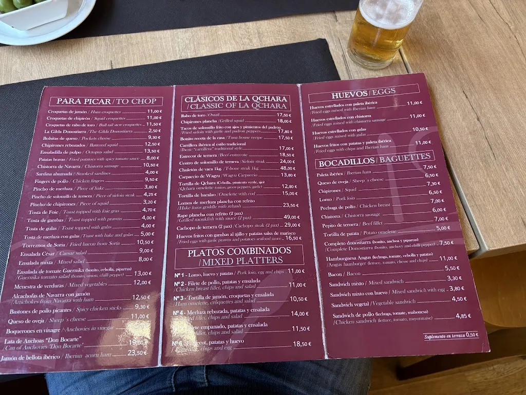 Menu_La Qchara De Pachi_Tetuán de las Victorias_image_2