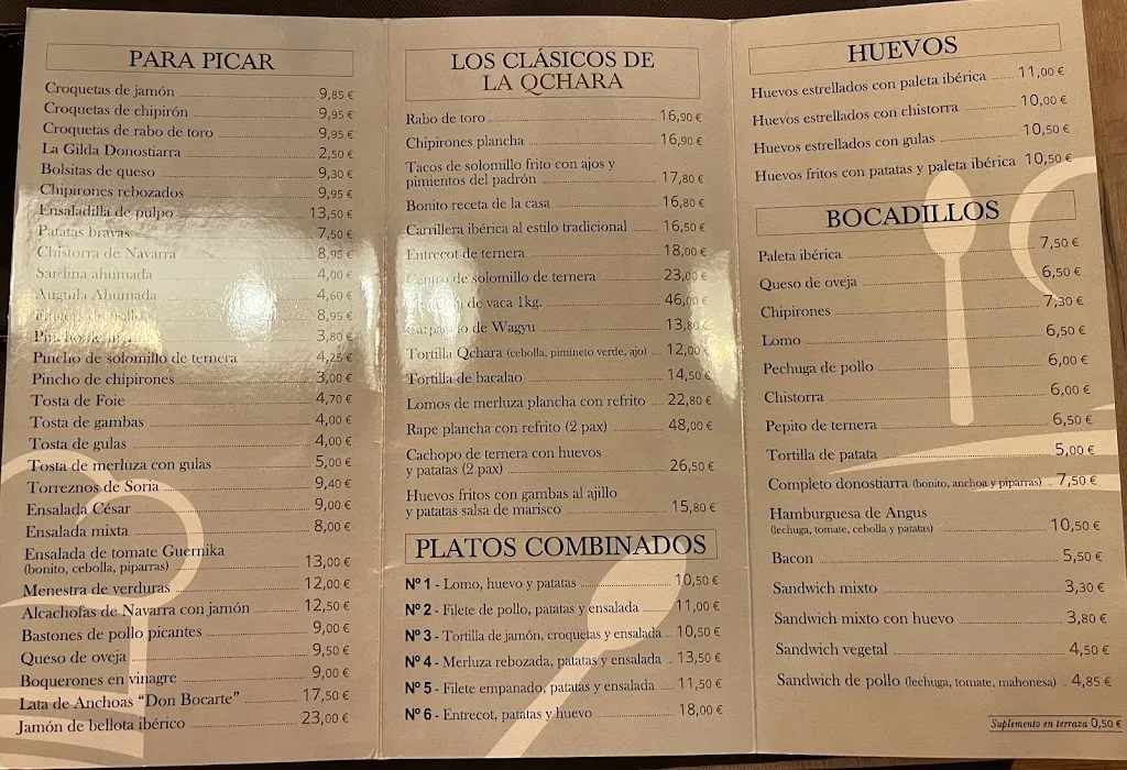Menu_La Qchara De Pachi_Tetuán de las Victorias_image_3