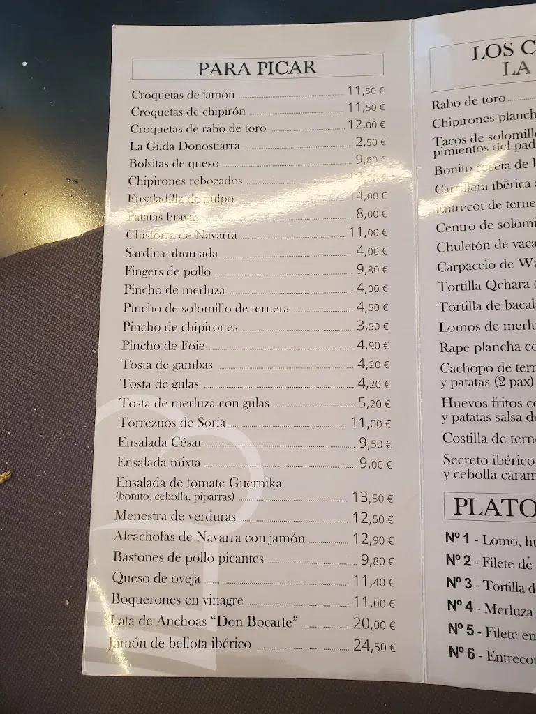 Menu_La Qchara De Pachi_Tetuán de las Victorias_image_4