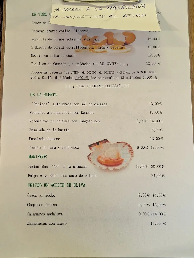 Menu_As De Bastos Madrid_Tetuán de las Victorias_image_1