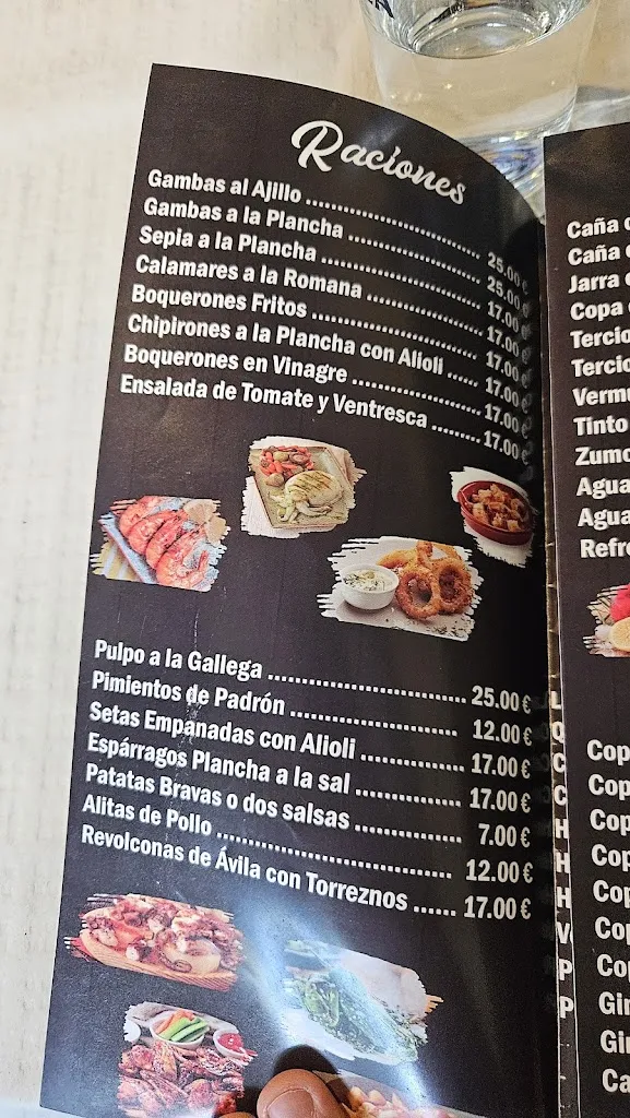 Menu_Los Nuevos Aros_Tetuán de las Victorias_image_1