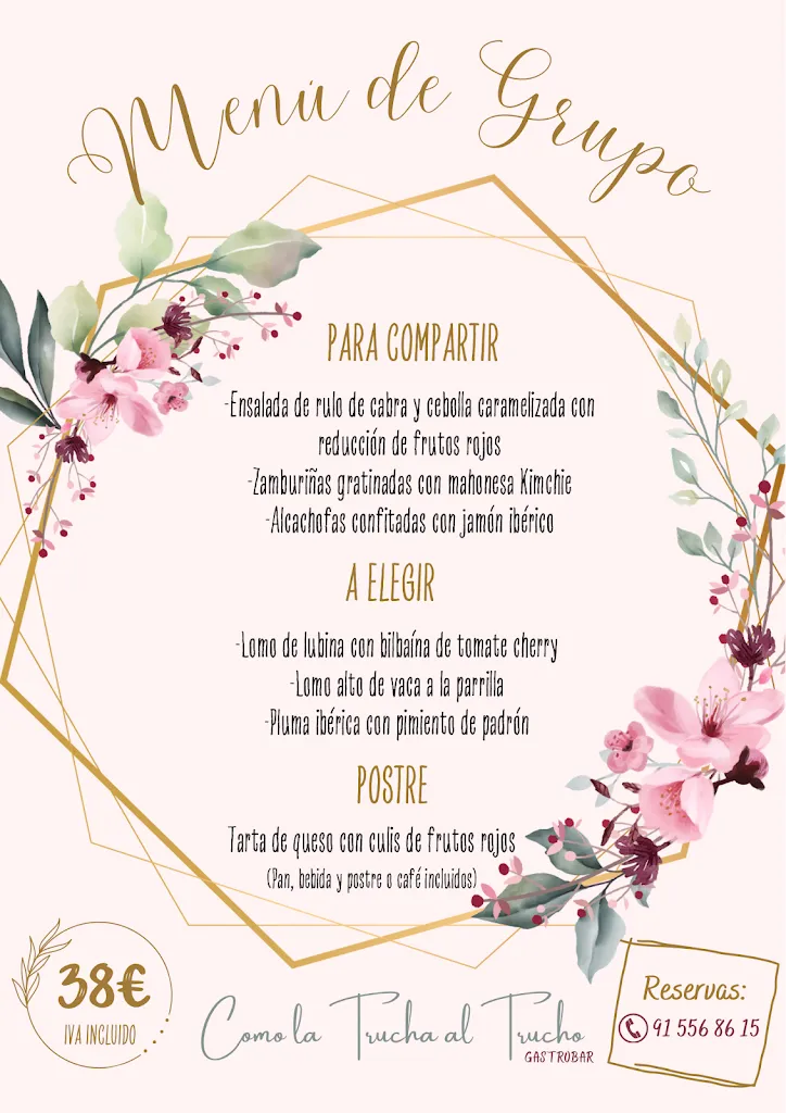 Menu_Restaurante Como la trucha al trucho_Pinto_image_4