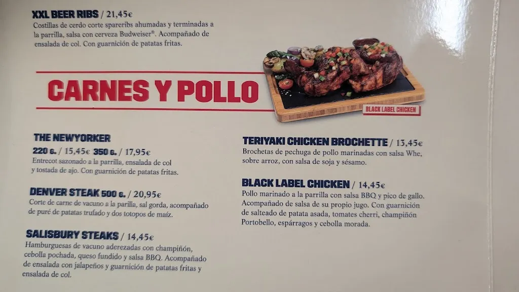 Menu_Foster's Hollywood_Ondara_image_3