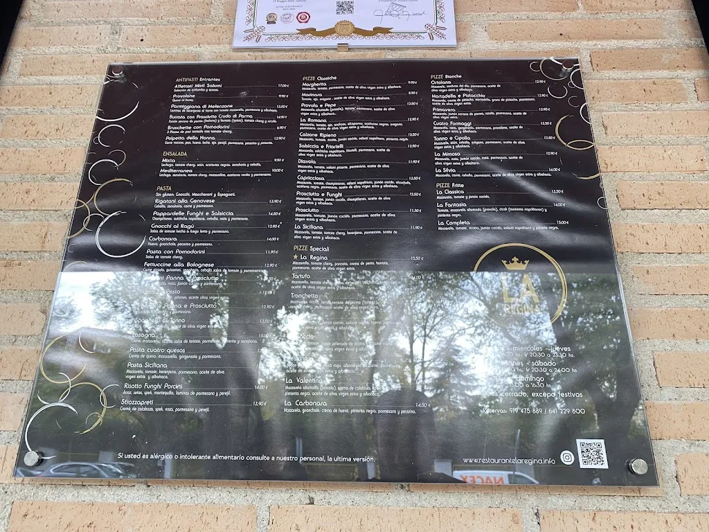 Menu_La Regina Pinto_Pinto_image_1