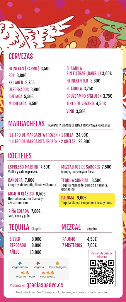Menu_Gracias Padre - El Luchador - Restaurante Mexicano_Pinto_image_2
