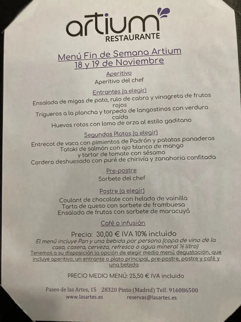 Javier_Restaurante Artium_Pinto_review