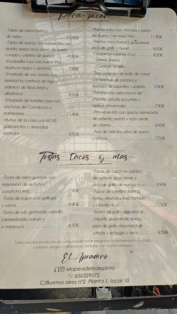 Menu_El Apeadero de Pinto_Pinto_image_1