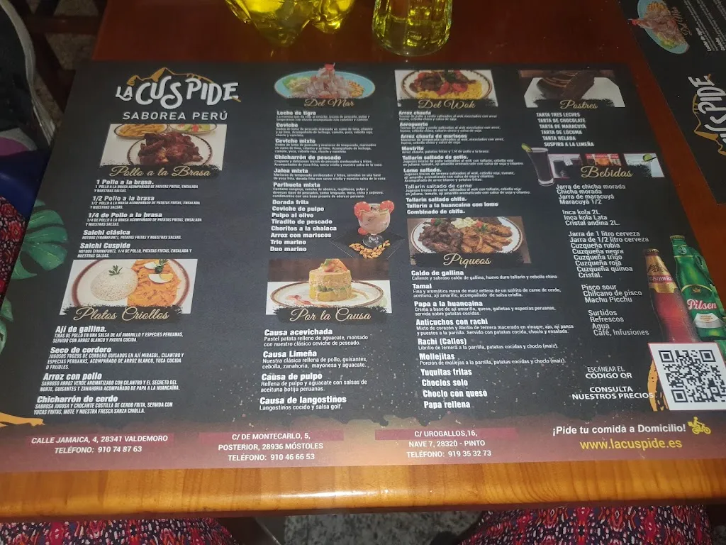 Menu_La Cúspide Pinto - Restaurante Peruano_Pinto_image_4