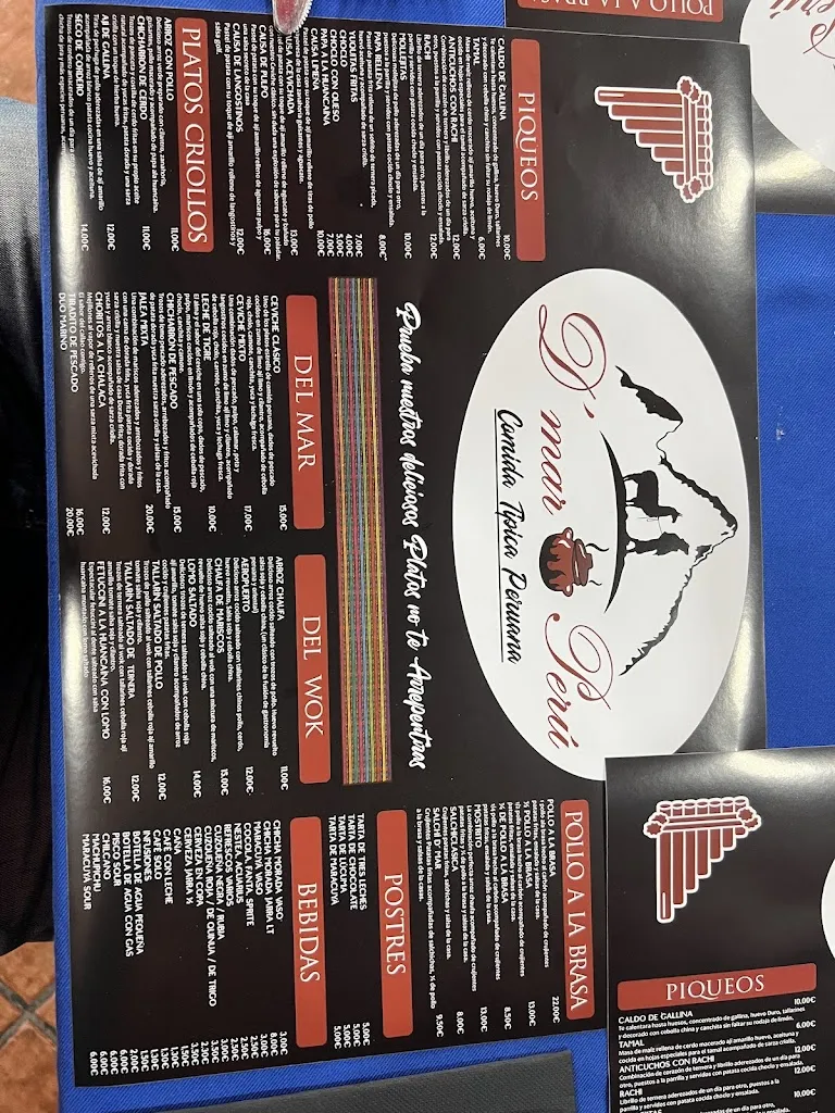 Menu_Restaurante D'mar Perú_Pinto_immagine_3