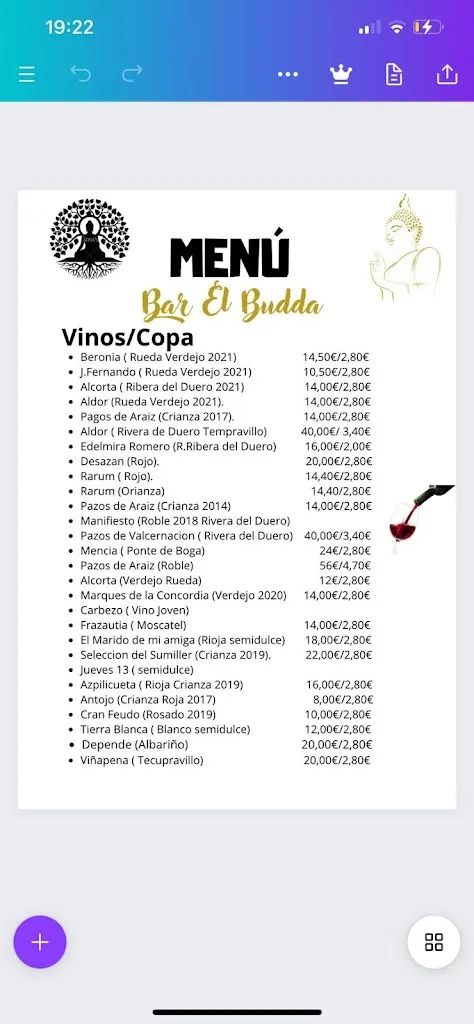 Menu_Budda restaurante cafetería_Pinto_image_1