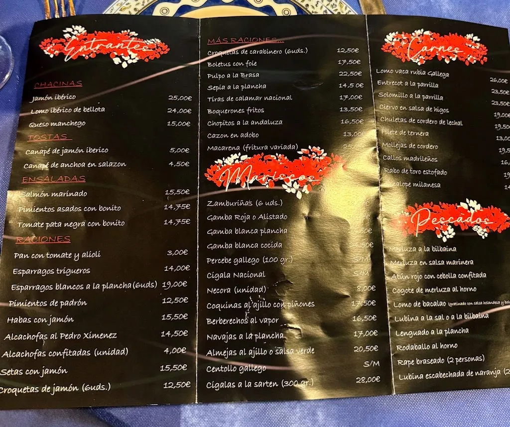 Menu_Restaurante El Rincón de Rafa_Torrejón de Ardoz_image_1