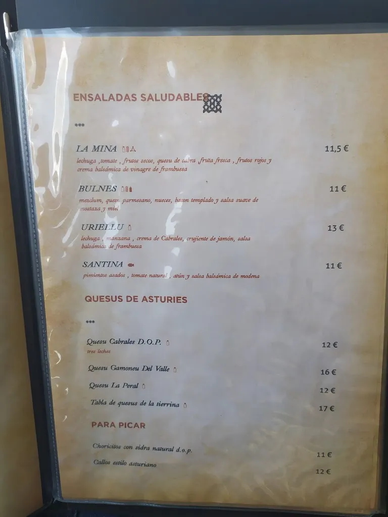 Menu_Sidrería La Mina Asturiano ._Torrejón de Ardoz_image_2