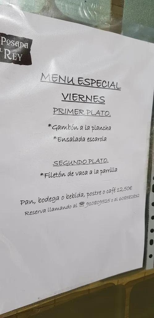 Menu_Restaurante-Taberna La Posada del Rey_Sevilla La Nueva_immagine_4