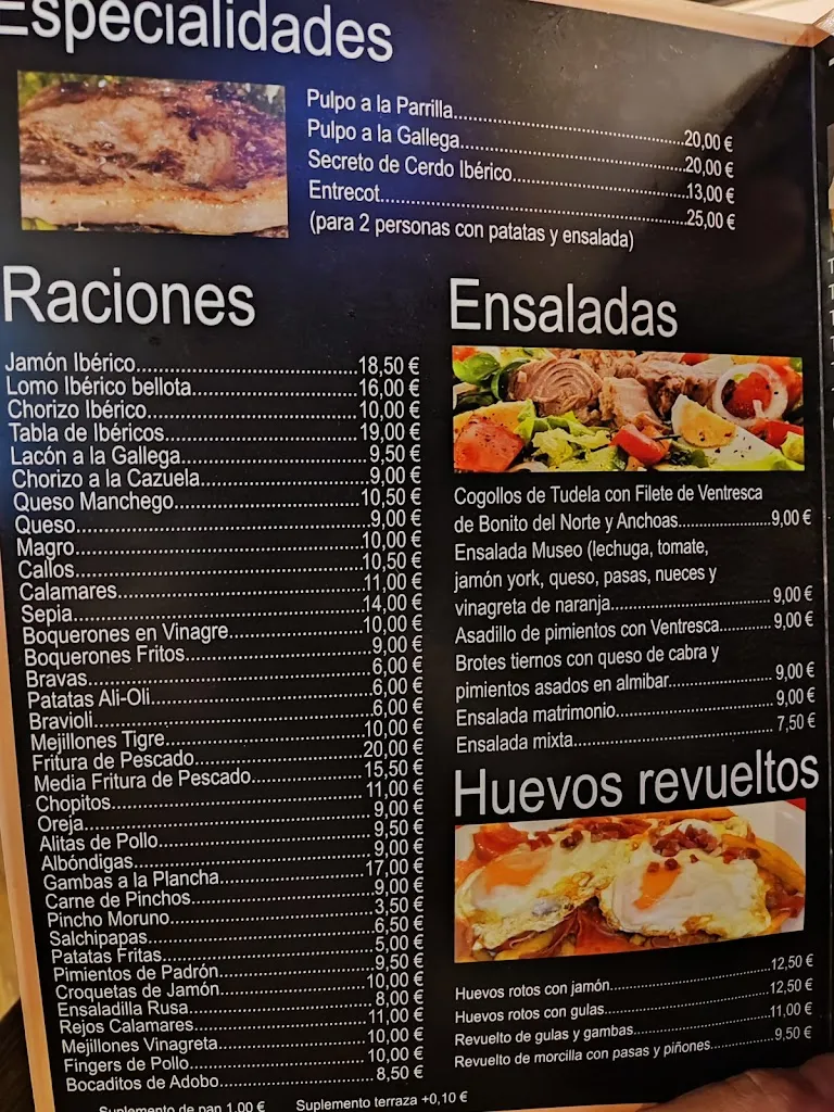 Menu_El Museo Bar & Restaurante_Sevilla La Nueva_image_2