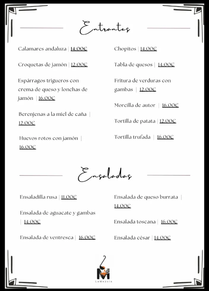 Menu_Restaurante Bar La Mezcla_Sevilla La Nueva_immagine_3