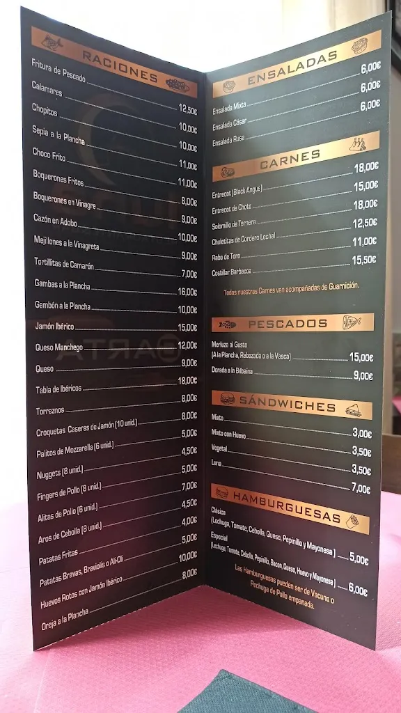 Menu_Restaurante &Bar luna_Sevilla La Nueva_image_1