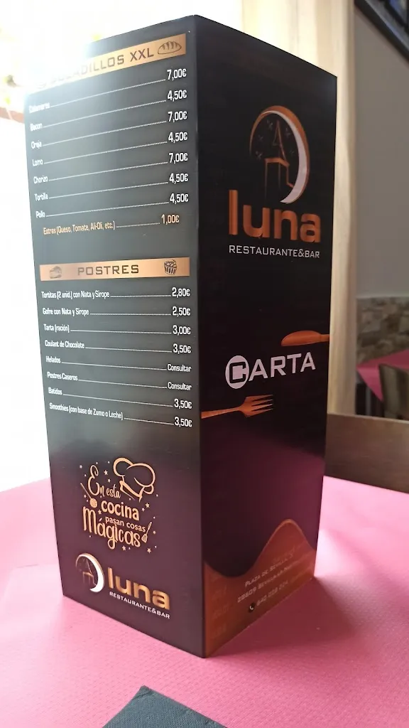 Menu_Restaurante &Bar luna_Sevilla La Nueva_image_2