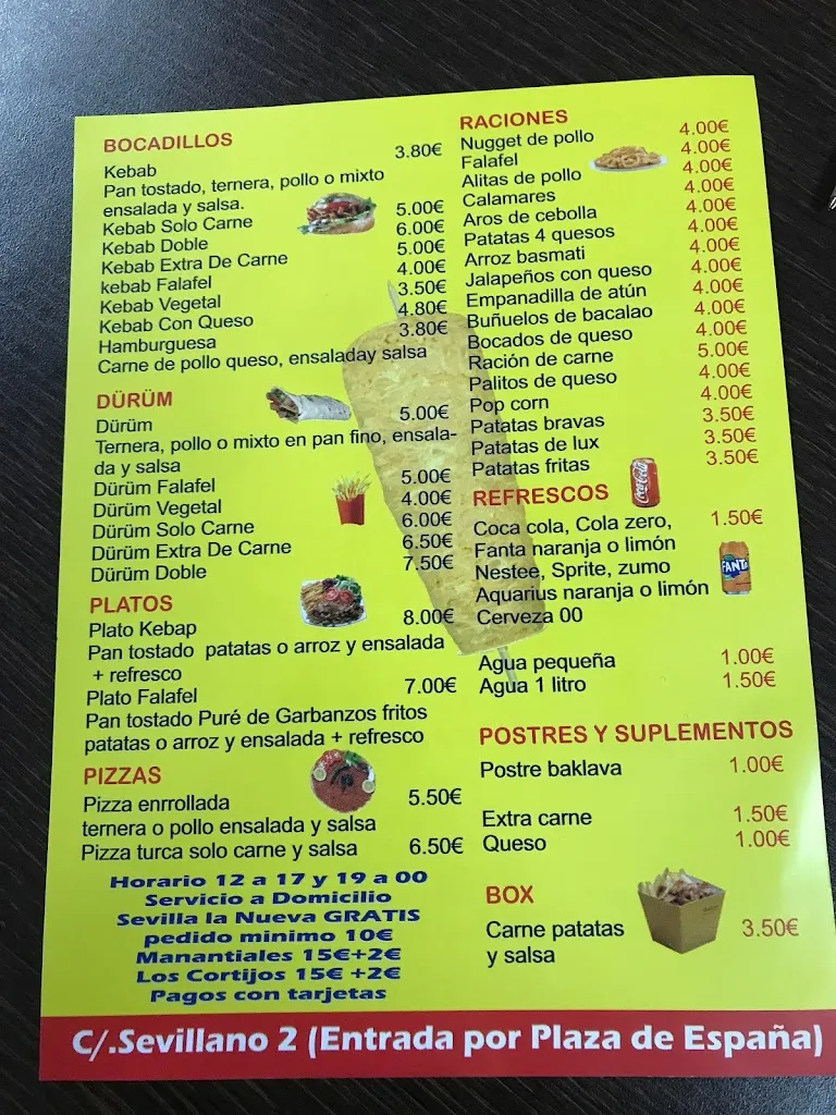 Menu_Kebab prince_Sevilla La Nueva_image_4