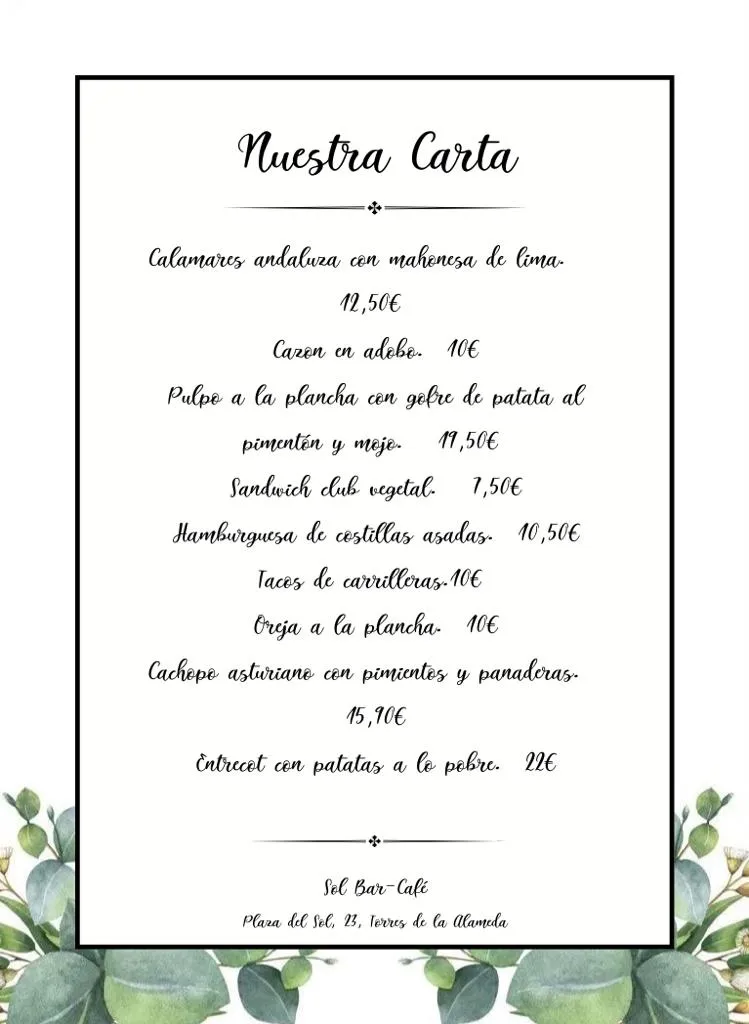 Menu_Bar Sol_Torres de la Alameda_image_4