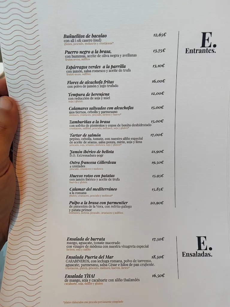 Menu_Puerta del Mar Tres Cantos_Tres Cantos_image_3