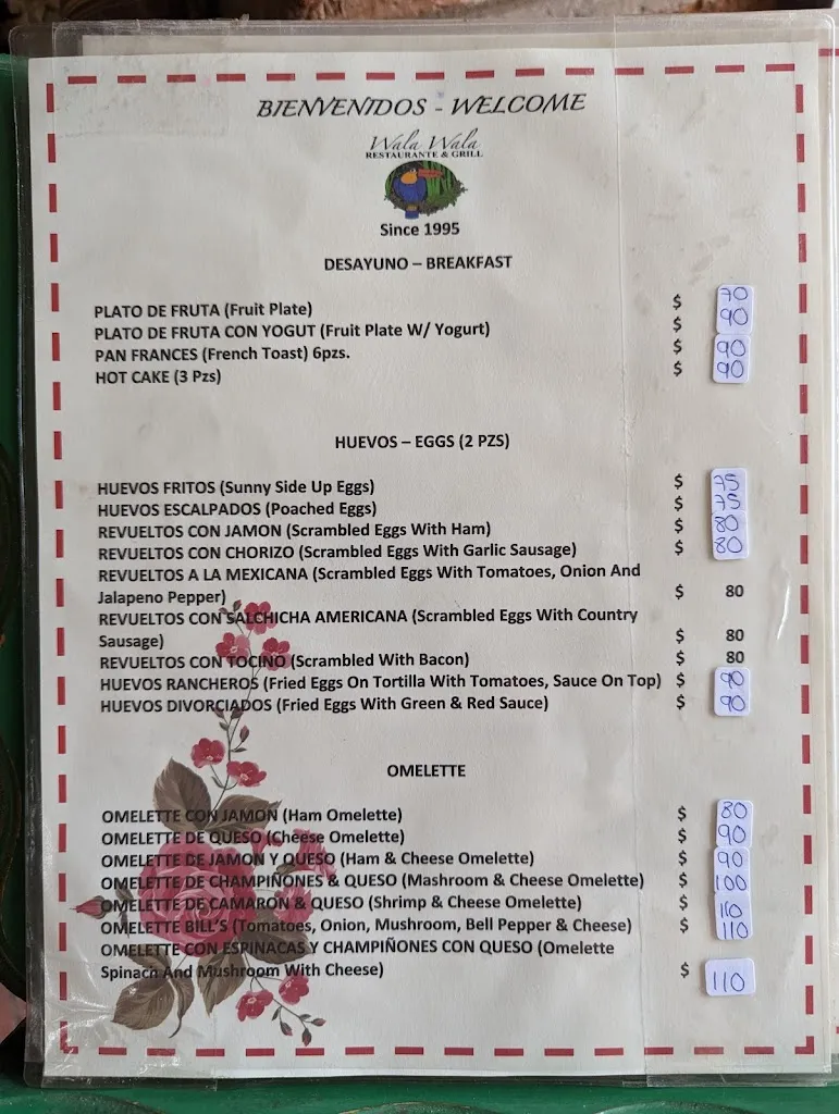 Menu_Wala Wala_San Blas-Canillejas_image_1