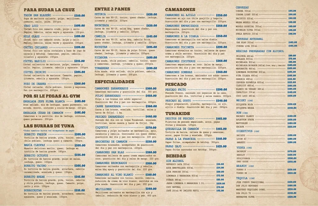 Menu_Tunabreak Playa del Borrego_San Blas-Canillejas_image_1