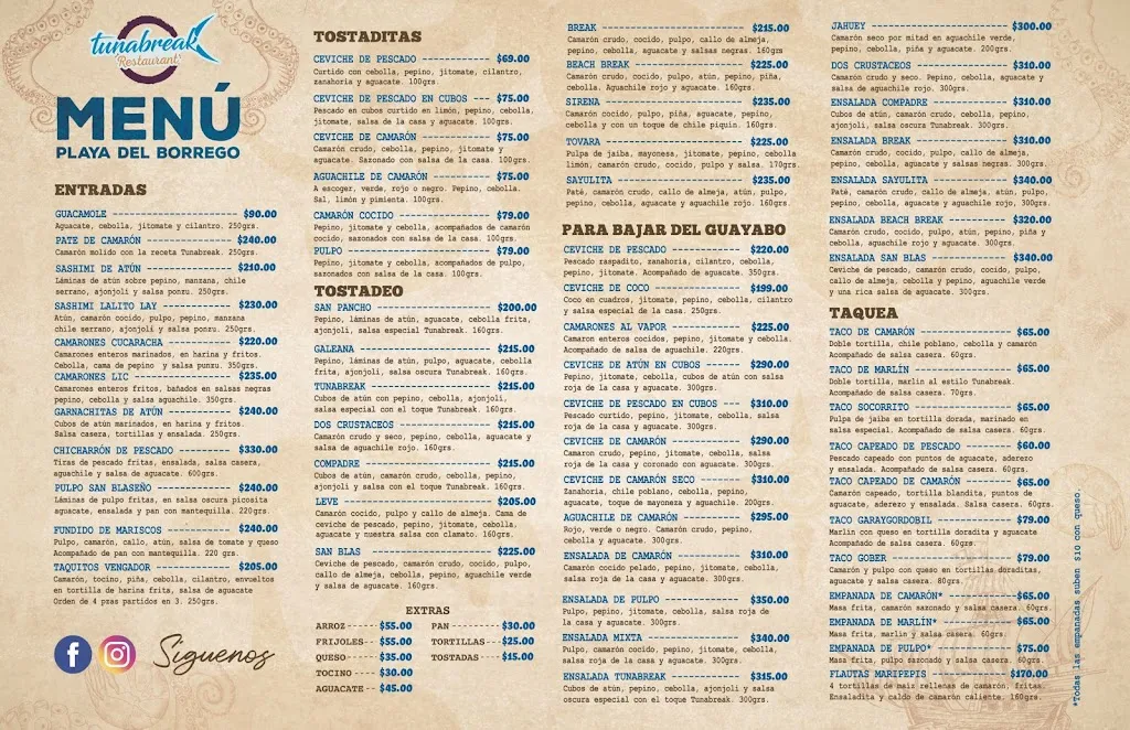 Menu_Tunabreak Playa del Borrego_San Blas-Canillejas_image_2