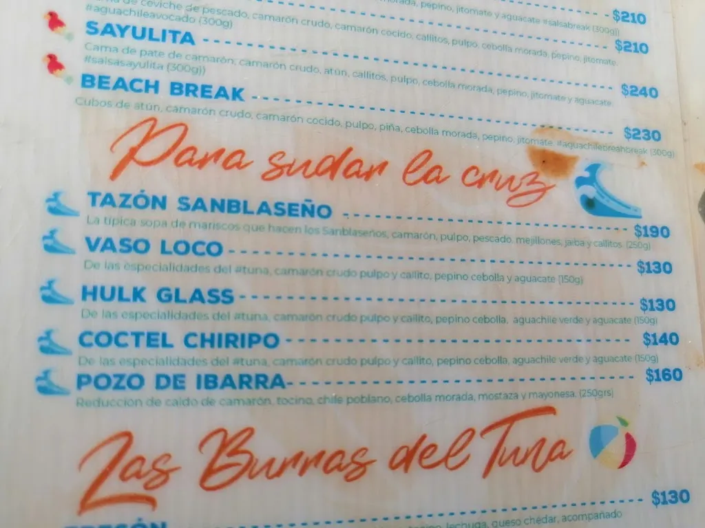 Menu_Tunabreak Playa del Borrego_San Blas-Canillejas_image_4