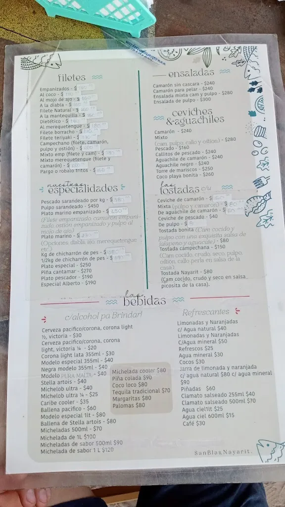 Menu_Restaurante Playa Bonita_San Blas-Canillejas_immagine_1