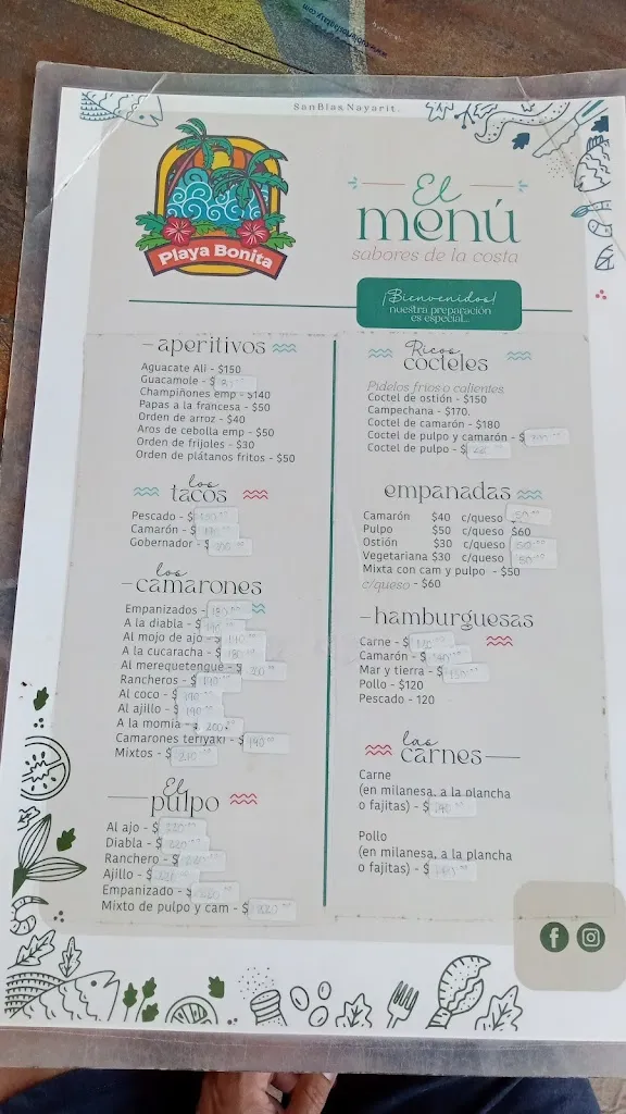 Menu_Restaurante Playa Bonita_San Blas-Canillejas_immagine_2
