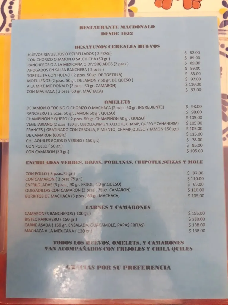 Menu_McDonald Restaurant_San Blas-Canillejas_image_4